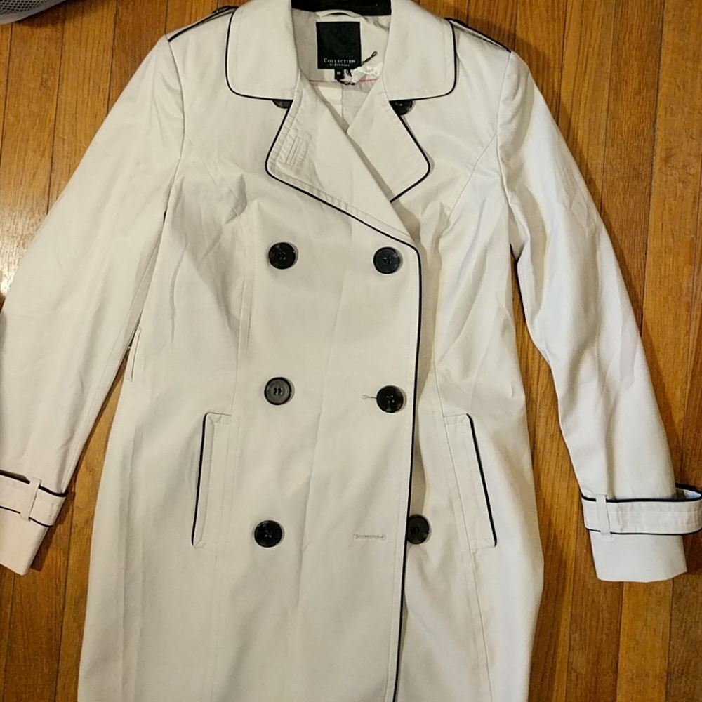 Never worn Off White/Cream Overcoat